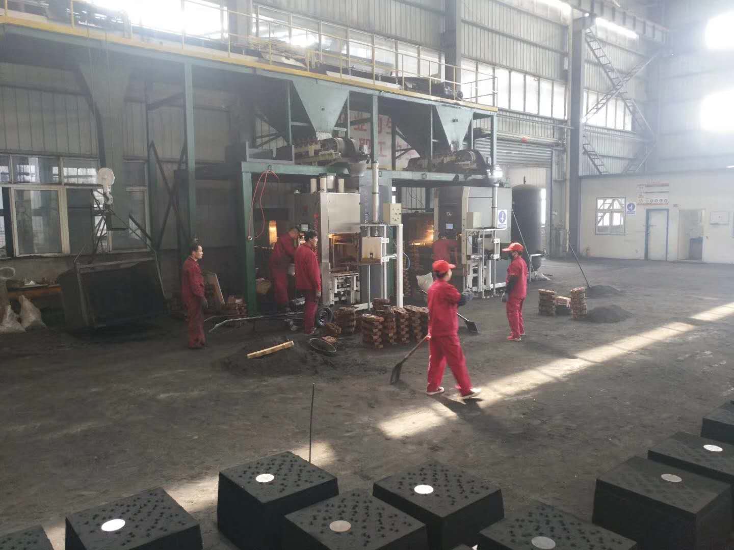 全自動(dòng)造型機(jī)的砂型效果杠杠的，硬度達(dá)到